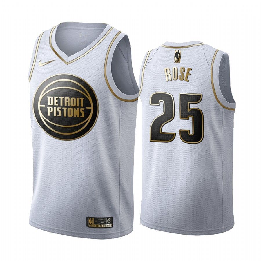 Detroit Pistons #25 Basketball Jersey basketball jersey product view 1