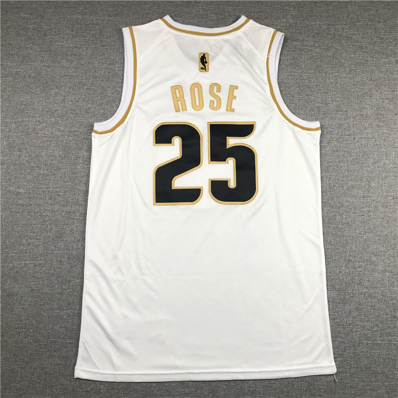 Detroit Pistons #25 Derrick Rose Style 2 Basketball Jersey basketball jersey product view 1