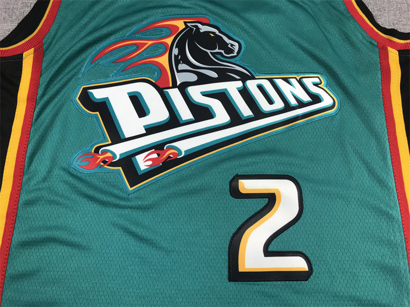 Detroit Pistons #2 Cade Cunningham Pistons 2 Classic Green Style 3 Basketball Jersey basketball jersey product view 1