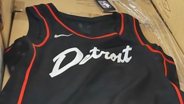 Detroit Pistons’ Bad Boys-Inspired City Edition Jersey Basketball Jersey basketball jersey product view 1