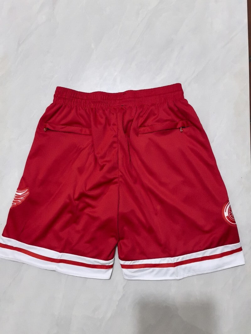 Detroit Red Wings Hockey Red Wings Red Shorts Style 1 Hockey Jersey hockey jersey product view 1