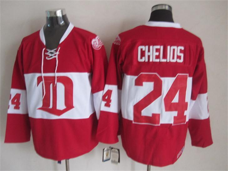 Detroit Red Wings Red Wings Style 26 Hockey Jersey hockey jersey product view 1