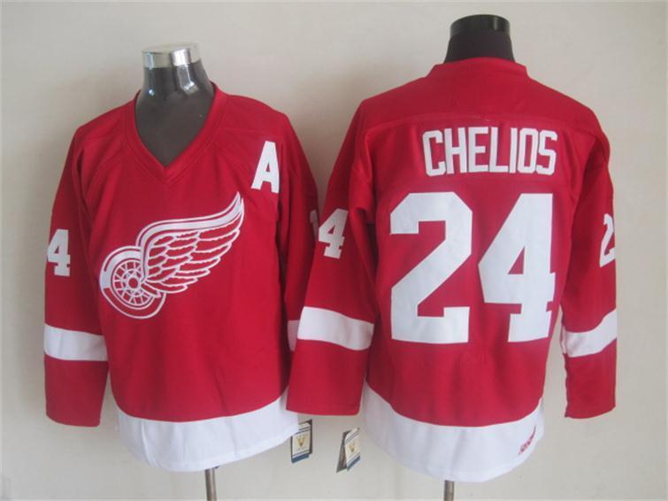Detroit Red Wings Red Wings Style 34 Hockey Jersey hockey jersey product view 1