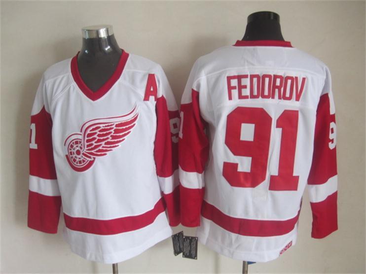 Detroit Red Wings Red Wings Style 41 Hockey Jersey hockey jersey product view 1