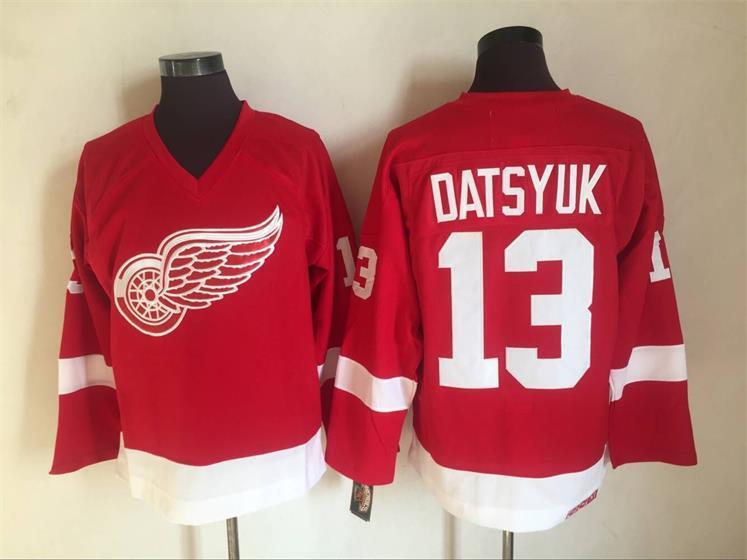 Detroit Red Wings Red Wings Style 51 Hockey Jersey hockey jersey product view 1