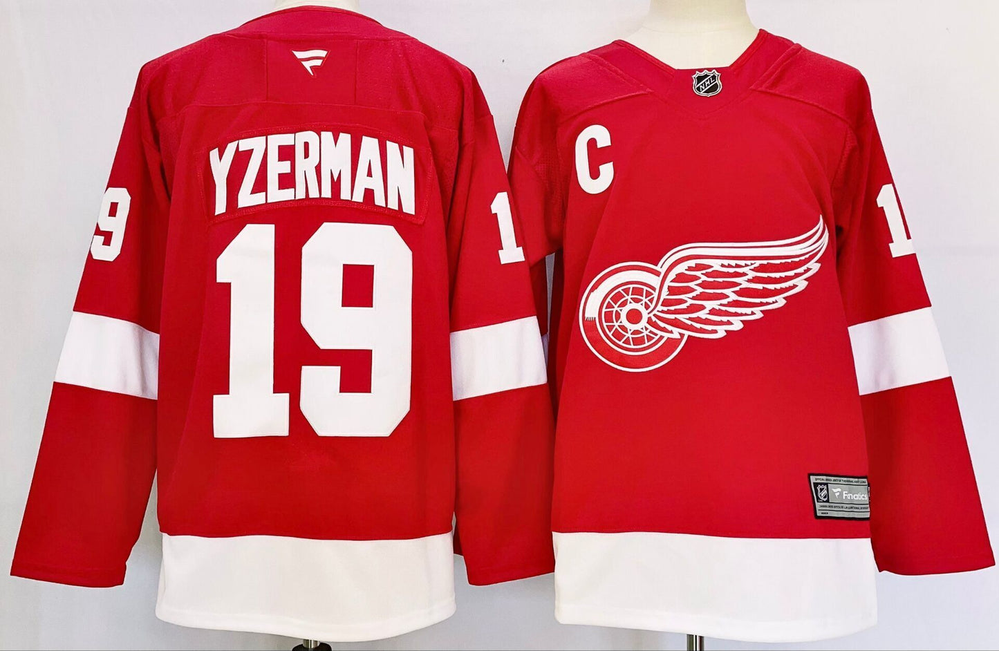 Detroit Red Wings #19 Steve Yzerman Hockey Jersey hockey jersey product view 1