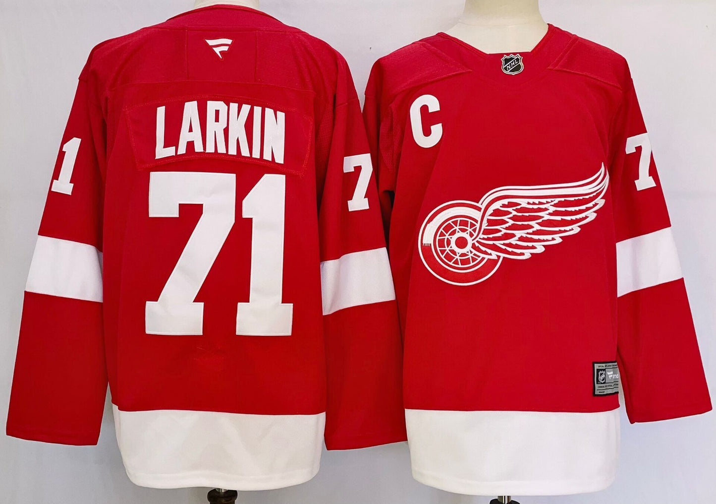 Detroit Red Wings #71 Dylan Larkin Style 3 Hockey Jersey hockey jersey product view 1