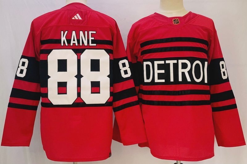 Detroit Red Wings #88 Patrick Kane Style 6 Hockey Jersey hockey jersey product view 1
