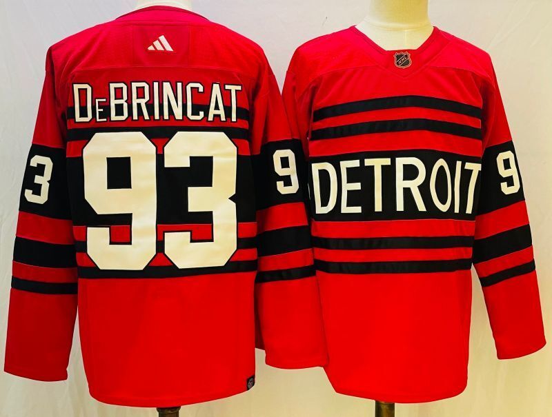 Detroit Red Wings #93 Alex DeBrincat Style 6 Hockey Jersey hockey jersey product view 1