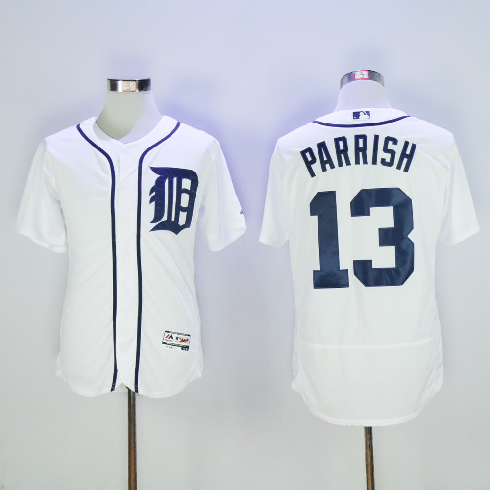 Detroit Tigers #13 Lance Parrish Baseball Jersey baseball jersey product view 1
