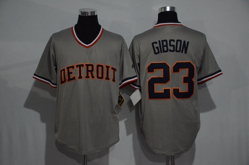 Detroit Tigers #23 Kirk Gibson Style 9 Baseball Jersey baseball jersey product view 1