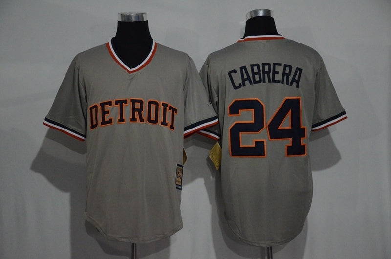 Detroit Tigers #24 Miguel Cabrera Style 1 Baseball Jersey baseball jersey product view 1