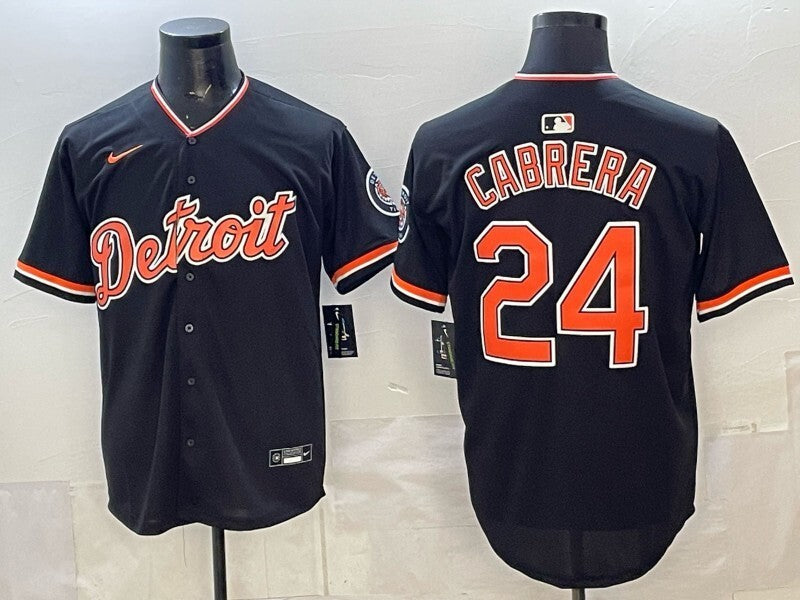 Detroit Tigers #24 Miguel Cabrera Tigers Special V2 Style 2 Baseball Jersey baseball jersey product view 1