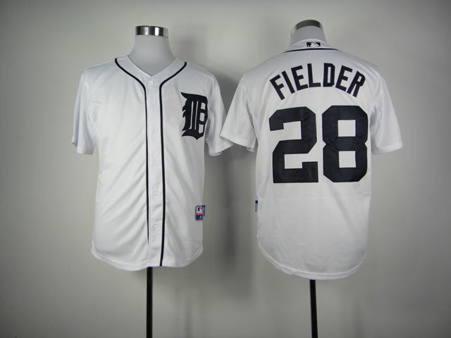 Detroit Tigers #28 Baseball Jersey baseball jersey product view 1