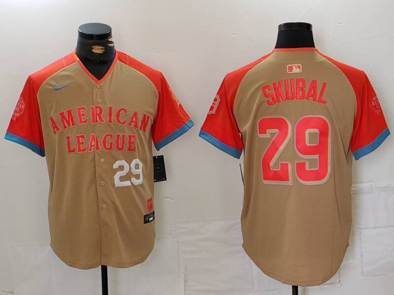 Detroit Tigers #29 Tarik Skubal Tigers 24 All-Star Style 1 Baseball Jersey baseball jersey product view 1