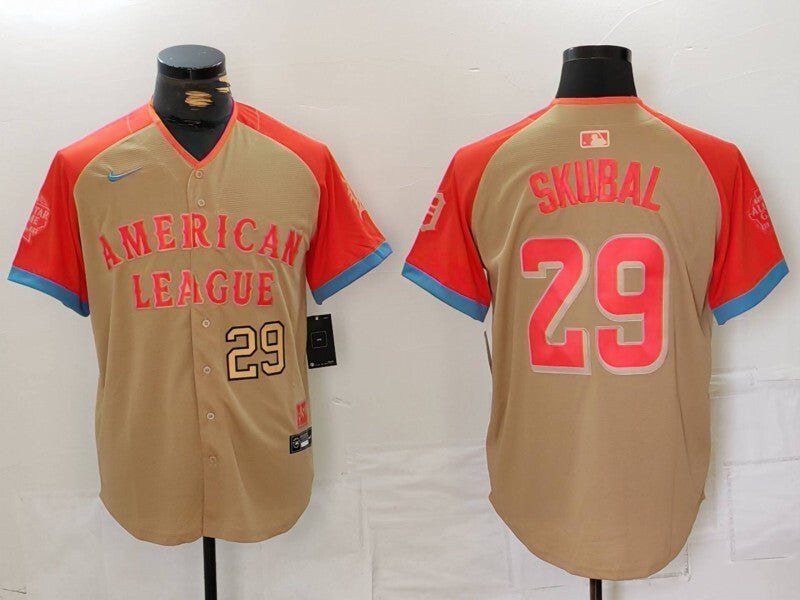 Detroit Tigers #29 Tarik Skubal Tigers 24 All-Star Style 2 Baseball Jersey baseball jersey product view 1