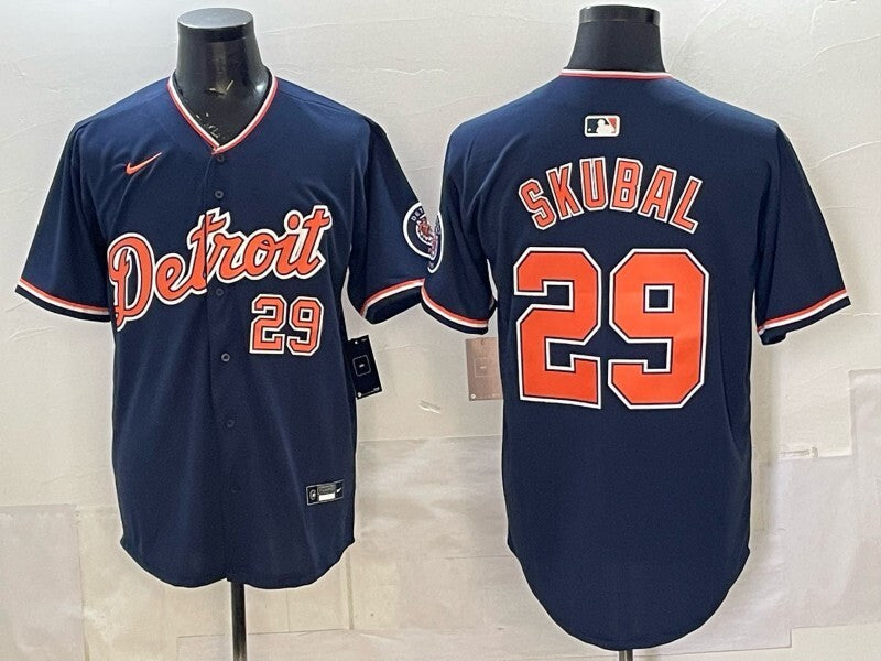 Detroit Tigers #29 Tarik Skubal Tigers Special V2 Style 2 Baseball Jersey baseball jersey product view 1