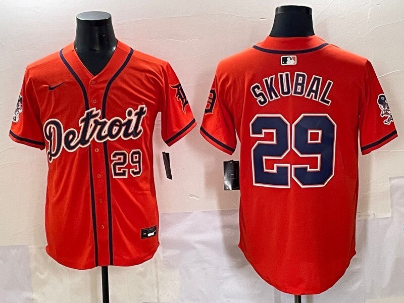 Detroit Tigers #29 Tarik Skubal Tigers Special V2 Style 3 Baseball Jersey baseball jersey product view 1
