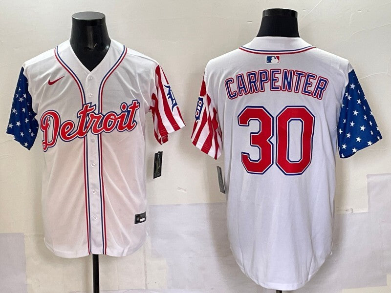 Detroit Tigers #30 Kerry Carpenter Tigers Adult Style 1 Baseball Jersey baseball jersey product view 1
