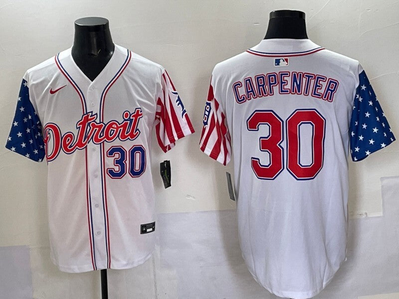 Detroit Tigers #30 Kerry Carpenter Tigers Adult Style 2 Baseball Jersey baseball jersey product view 1