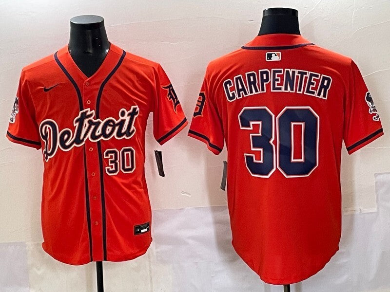 Detroit Tigers #30 Kerry Carpenter Tigers Special V2 Style 3 Baseball Jersey baseball jersey product view 1