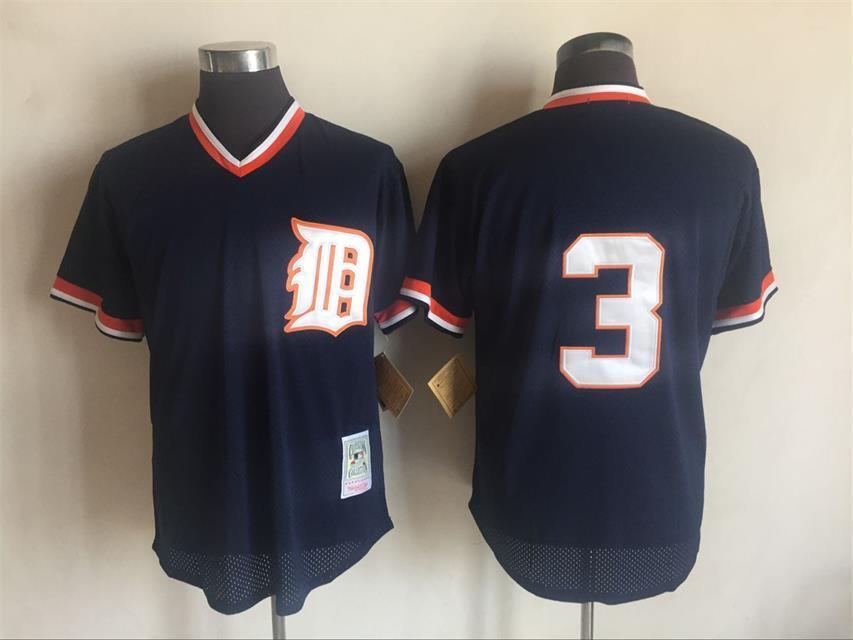 Detroit Tigers #3 Ian Kinsler Style 2 Baseball Jersey baseball jersey product view 1