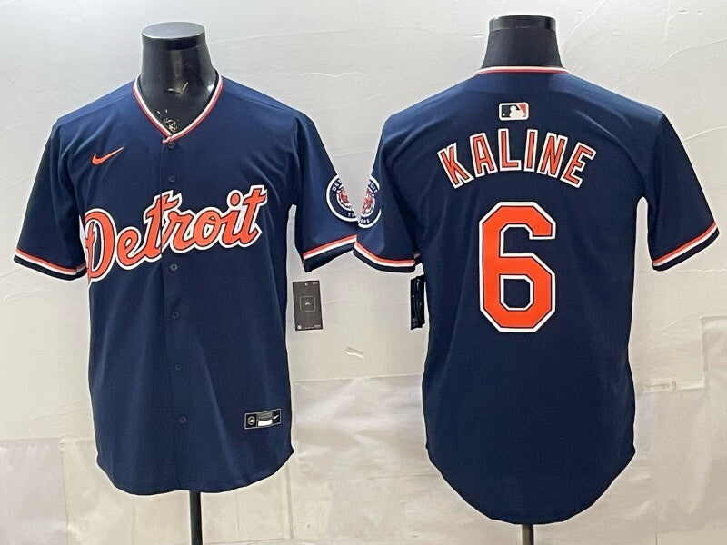 Detroit Tigers #6 Al Kaline Tigers Special Edition Baseball Jersey baseball jersey product view 1