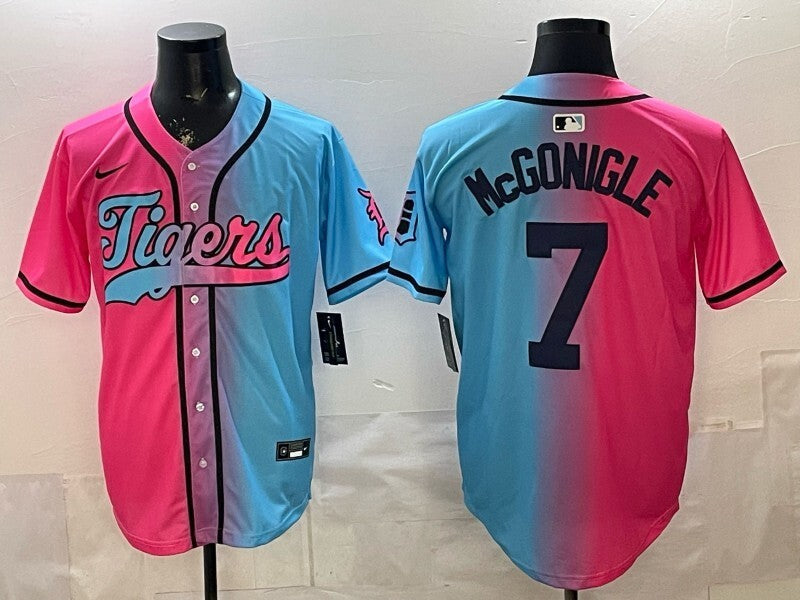 Detroit Tigers #7 Kevin McGonigle Tigers Special Edition Style 1 Baseball Jersey baseball jersey product view 1