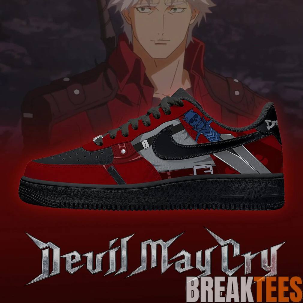 Devil May Cry Dante Design Air Force 1 Shoes Unisex T-shirt, Sweatshirt, Hoodie, Long Sleeve Tee - T-Shirt, Sweatshirt, Hoodie