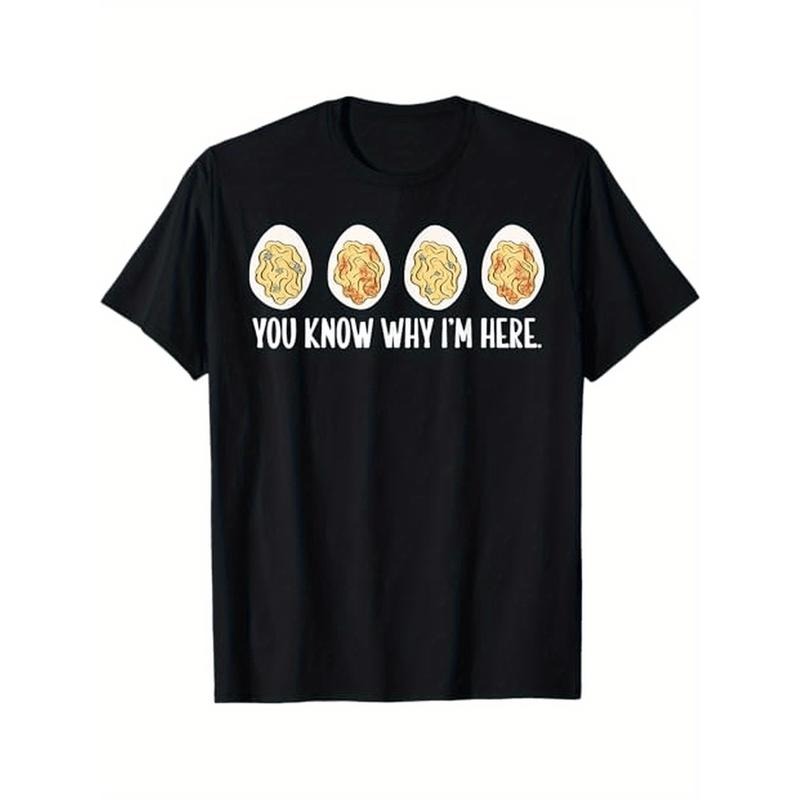 Deviled Eggs You Know Why I'M Here Thanksgiving - Adult & Kids T-Shirts, Sweatshirts & Hoodies apparel design preview 1