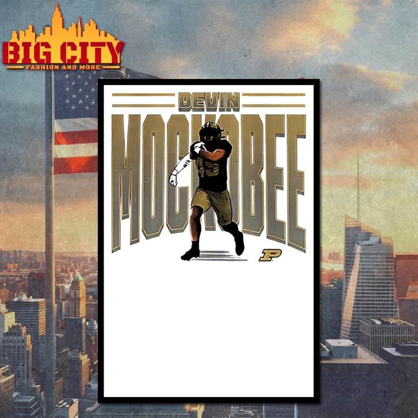 Devin Mockobee Purdue Football NCAA Caricature - Adult & Kids T-Shirts, Sweatshirts & Hoodies apparel design preview 4