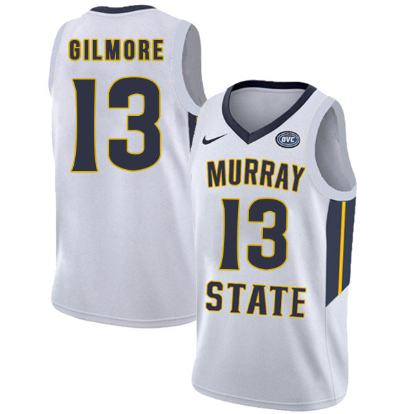 Devin Gilmore 13 White College Football Jersey football jersey product view 1