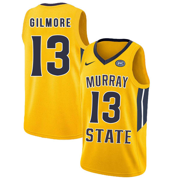 Devin Gilmore 13 Yellow College Football Jersey football jersey product view 1