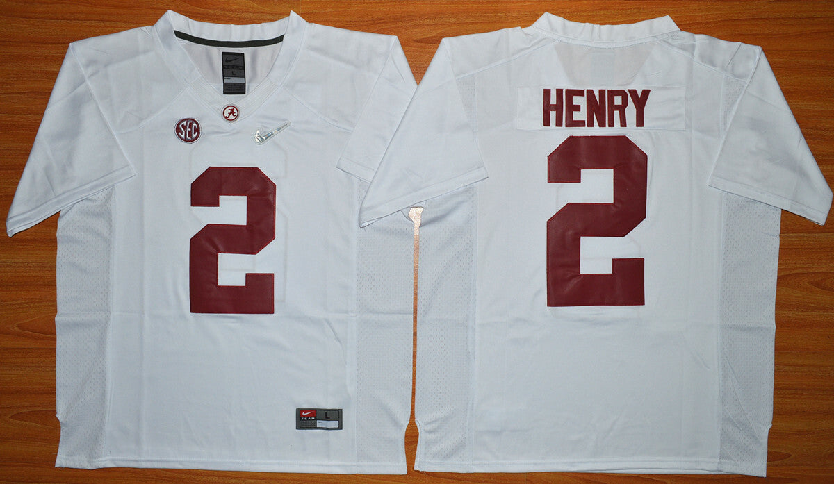 Diamond Edition Derrick Henry 2 white College Football Jersey football jersey product view 1