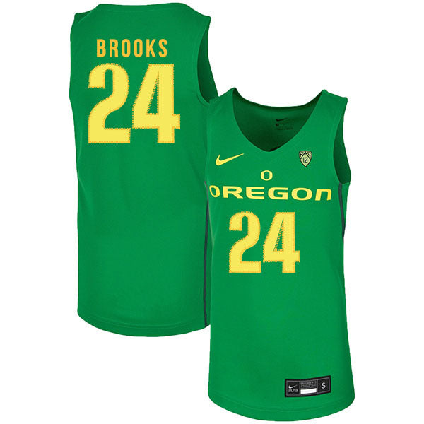 Dillon Brooks 24 Green College Football Jersey football jersey product view 1