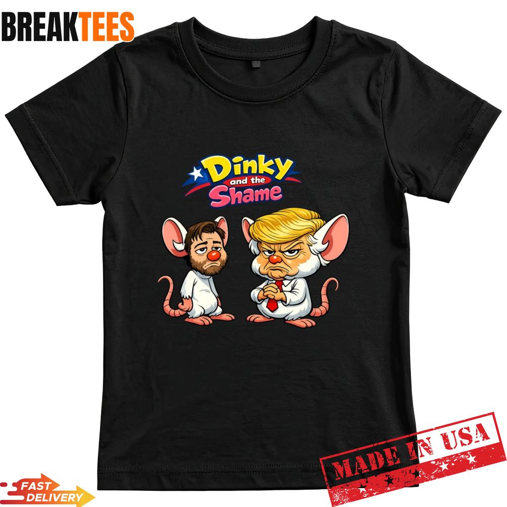 Dinky and the Shame Political Humor T-Shirt Unisex T-shirt, Sweatshirt, Hoodie, Long Sleeve Tee - T-Shirt, Sweatshirt, Hoodie