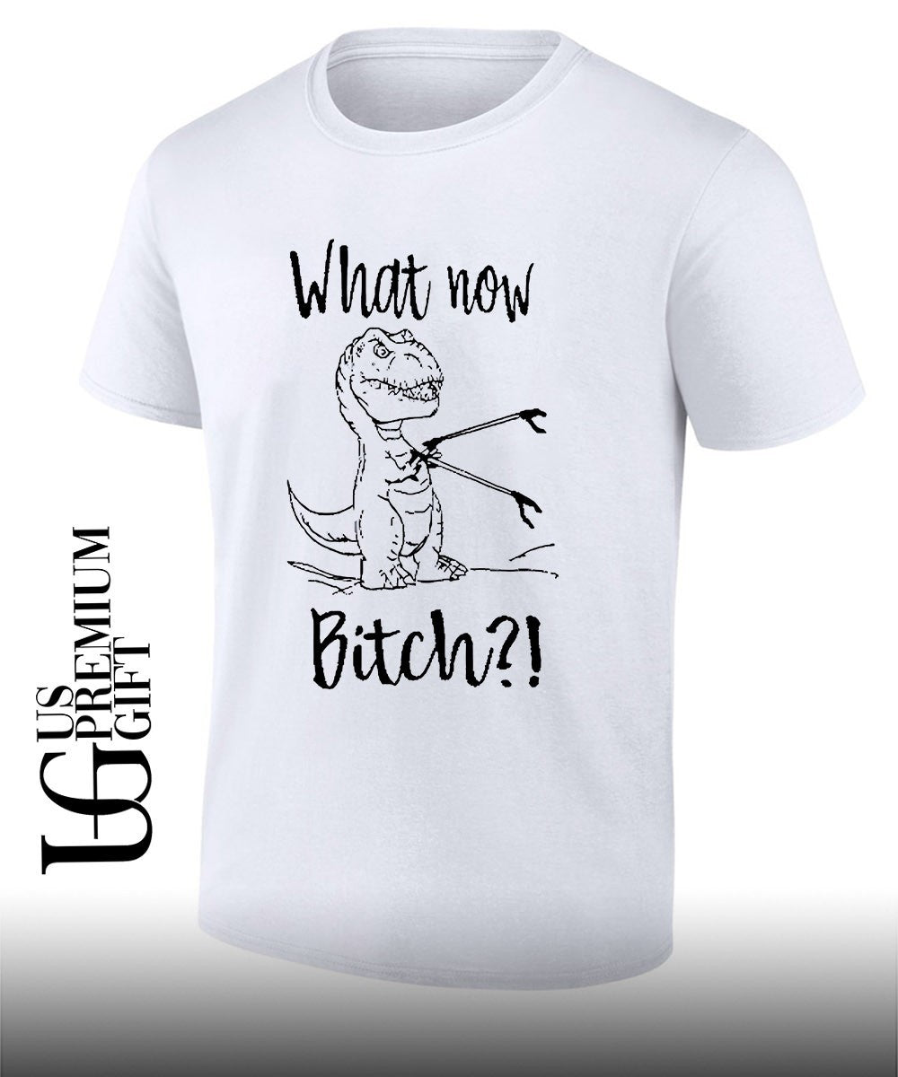 Dinosaur what now bitch shirt Unisex T-shirt, Sweatshirt, Hoodie, Long Sleeve Tee - T-Shirt, Sweatshirt, Hoodie