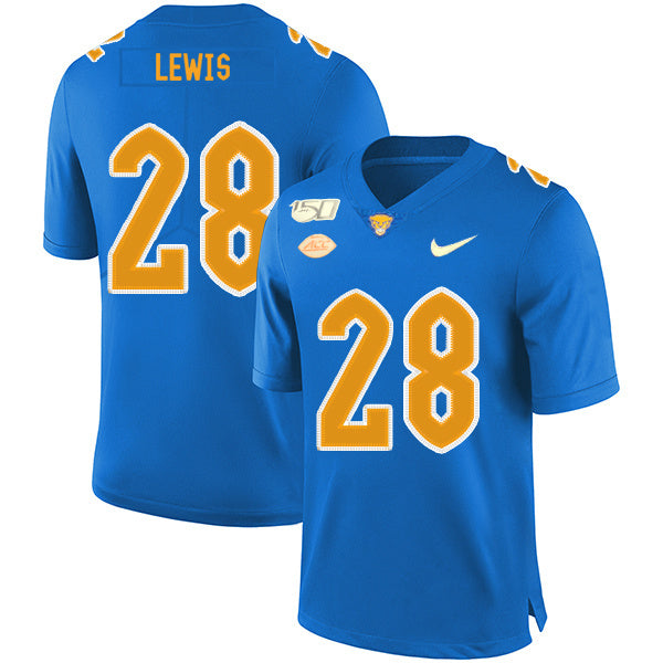 Dion Lewis 28 Blue College Football Jersey football jersey product view 1