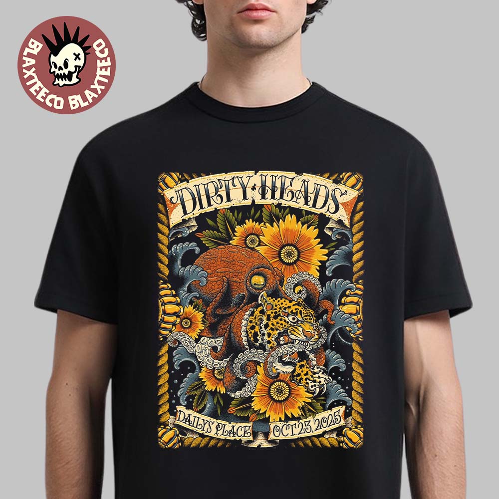 Dirty Heads Jacksonville Florida Runs 2025 Exclusive Poster For Dailys Place On October 23 2025 T-Shirt - T-Shirt, Sweatshirt, Hoodie