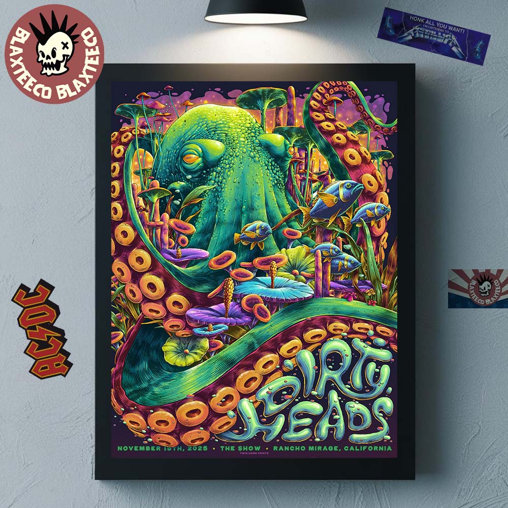 Dirty Heads Rancho Mirage California 2025 Event Poster At The Show On November 15 2025 Home Decor Poster Canvas - T-Shirt, Sweatshirt, Hoodie