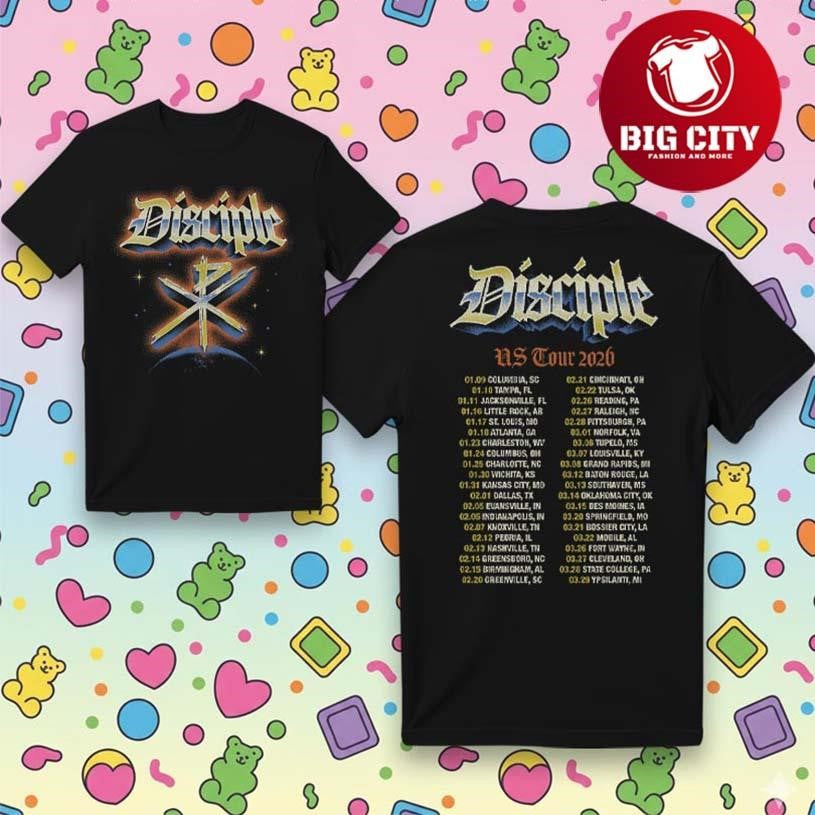 Disciple US Tour Two Sided Shirt Unisex T-shirt, Sweatshirt, Hoodie, Long Sleeve Tee - T-Shirt, Sweatshirt, Hoodie