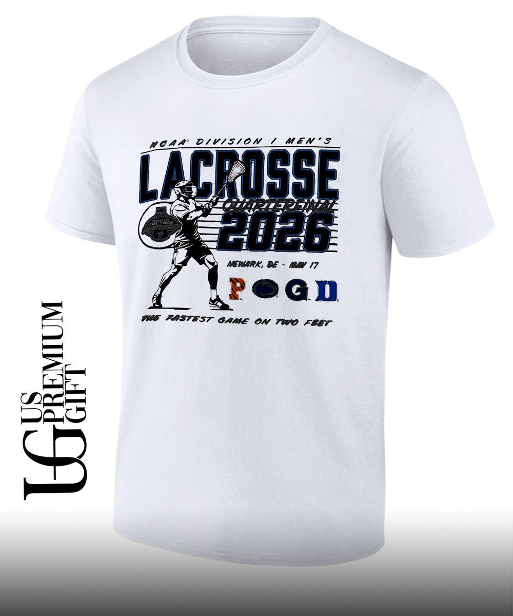 Division I Mens Lacrosse Quarterfinal 2026 The Fastest Game On Two Feet shirt Unisex T-shirt, Sweatshirt, Hoodie, Long Sleeve Tee - T-Shirt, Sweatshirt, Hoodie