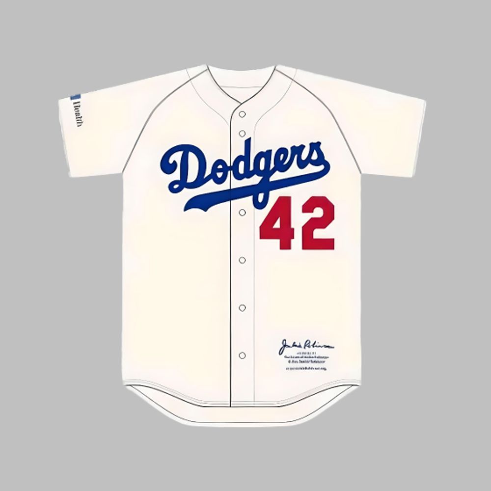 Dodgers Jackie Robinson Jersey Giveaway 2025 - Grishko.com baseball jersey product view 2