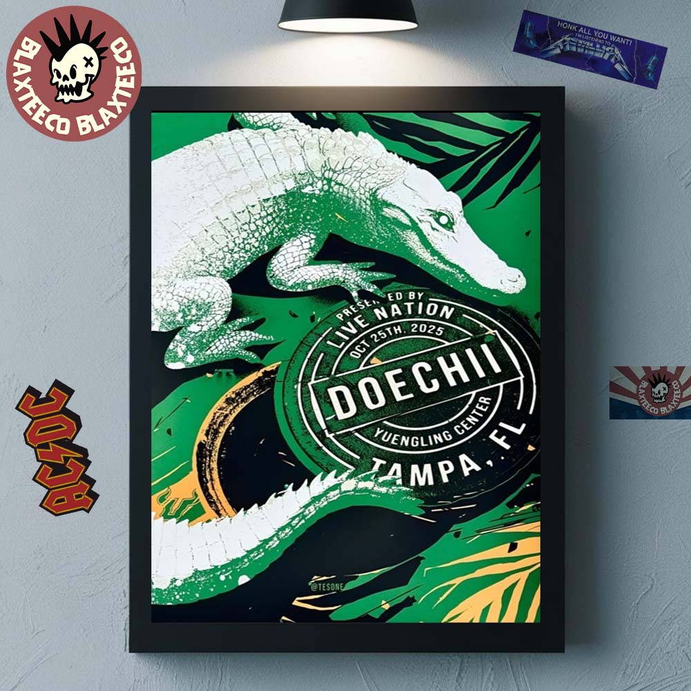 Doechii Tampa Florida 2025 Event Poster At Yuengling Center On October 25 2025 Home Decor Poster Canvas - T-Shirt, Sweatshirt, Hoodie