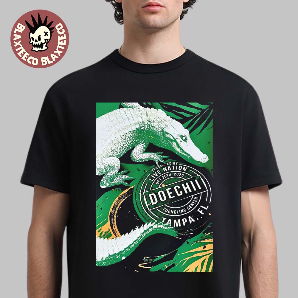Doechii Tampa Florida 2025 Event Poster At Yuengling Center On October 25 2025 T-Shirt Unisex T-shirt, Sweatshirt, Hoodie, Long Sleeve Tee - T-Shirt, Sweatshirt, Hoodie