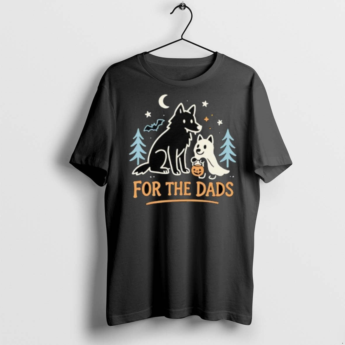 Dog Ghost Forest For The Dads Halloween T Shirts Unisex T-shirt, Sweatshirt, Hoodie, Long Sleeve Tee - T-Shirt, Sweatshirt, Hoodie