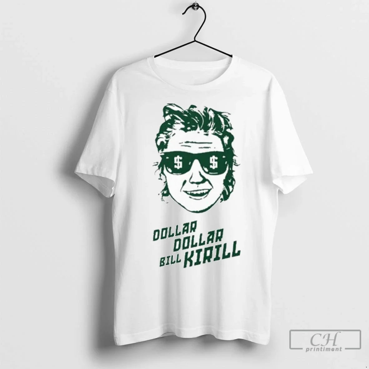 Dollar Dollar Bill Kirill Minnesota Hockey T Shirts Unisex T-shirt, Sweatshirt, Hoodie, Long Sleeve Tee - T-Shirt, Sweatshirt, Hoodie