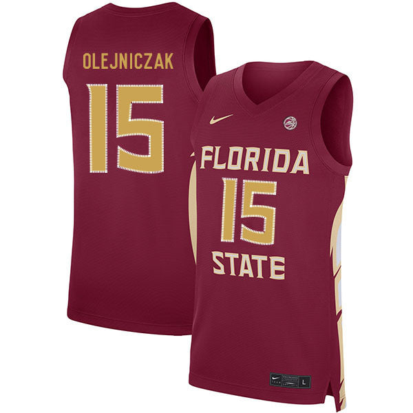 Dominik Olejniczak 15 Red College Football Jersey football jersey product view 1
