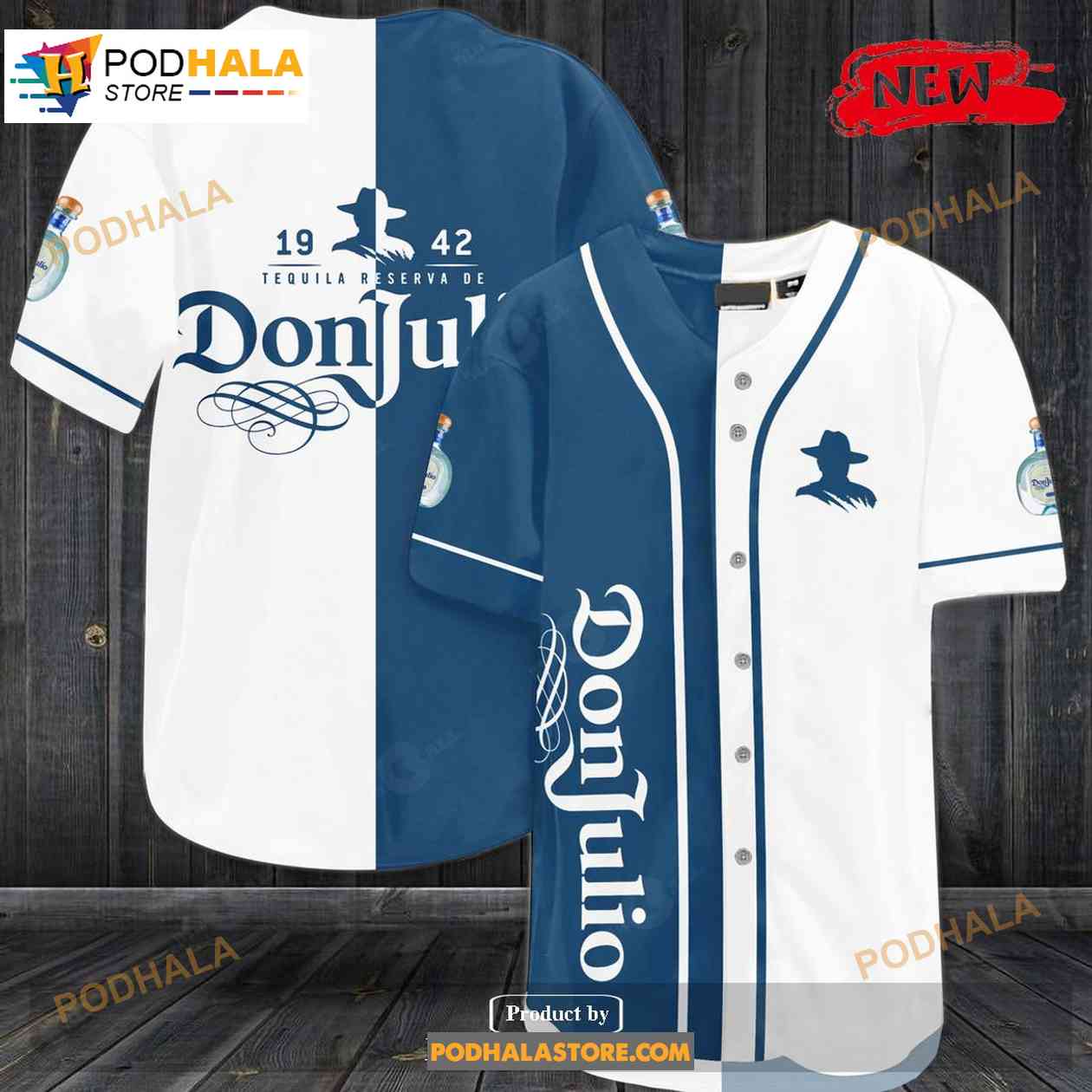 Don Julio Tequila 1942 Baseball Jersey baseball jersey product view 1