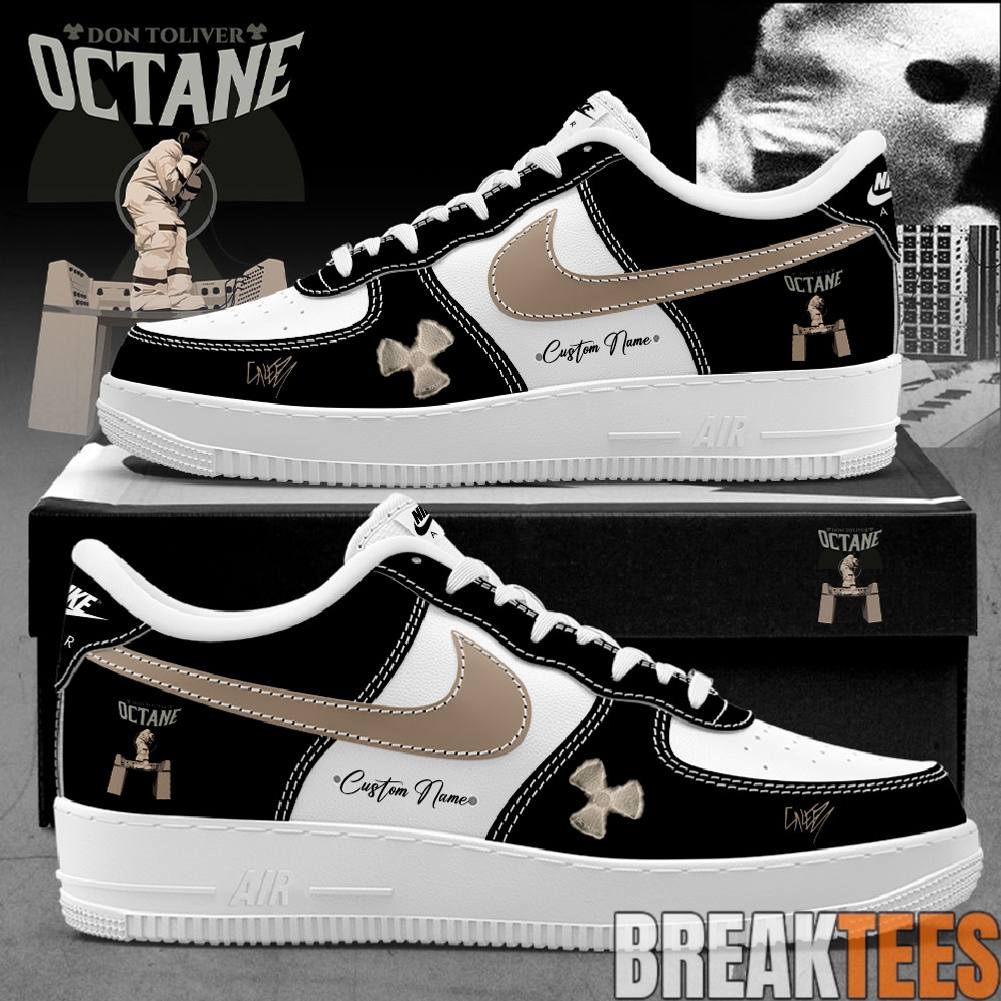 Don Toliver Octane Tour 2026 Custom Air Force 1 Sneaker Unisex T-shirt, Sweatshirt, Hoodie, Long Sleeve Tee - T-Shirt, Sweatshirt, Hoodie